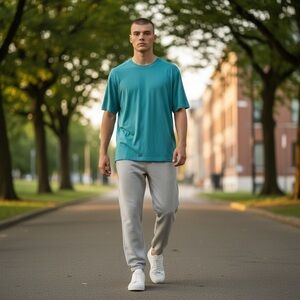 lululemon Men’s Teal Short Sleeve Tee